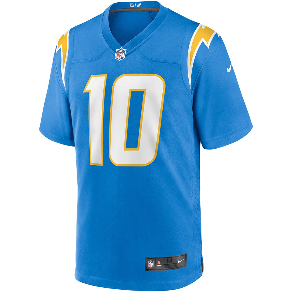 Men's Los Angeles Chargers Justin Herbert Player Game Jersey Powder Blue